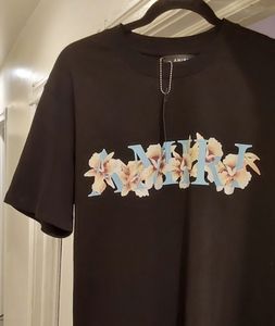 M/M FLOWER LOGO PRINT UNISEX T BY: AMIRI